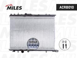ACRB010 Радиатор PEUGEOT 206 1.1-1.6 02-/ 307 1.4-2.0 01-