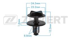 Клипса крепёжная General Motors Land Rover (миним. кол-во заказа 10 шт) be-3605