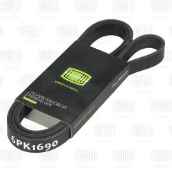 Ремень приводной для а/м УАЗ 3151 Hunter/3163 Patriot (дв. змз. 51432 Евро-4) ГУР A/C+ (6PK1690)