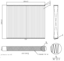 Фильтр для а/м Jetta VS5 (19-)/VS7 (19-) 1.4T (салон.уголь) (CRVC55272)