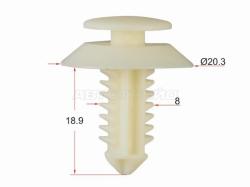 Клипса обшивки FORD (1 шт.)