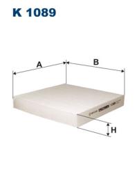 Фильтр салона RENAULT LAGUNA II 01- K 1089