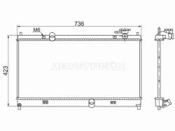 Радиатор Lifan Solano 10-16