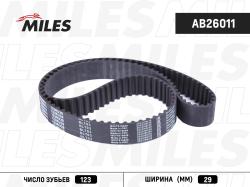 AB26011 Ремень ГРМ MITSU GALANT 2.0 92-96/L200 2.0 96-/SPACE WAGON 2.0 92-98 (123X29)