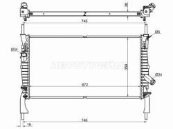 Радиатор Ford Transit 06-14