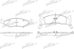 PBP1034 Колодки тормозные дисковые