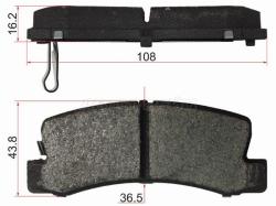 Колодки тормозные (Сзади) Lexus RX 97-03 / Toyota Avensis (T220) 97-03 / Caldina (T190,T210) 92-02 /