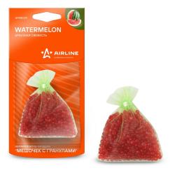 AIRLINE AFME029 Ароматизатор подвесной "Мешочек с гранулами" Арбузная свежесть