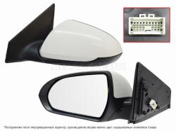 Зеркало Hyundai Elantra 15-19 (Слева/ Обогрев/ Регулировка/ 5 контактов)