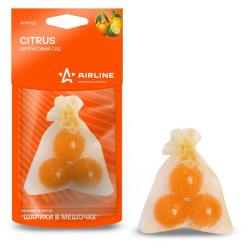 AIRLINE AFSH122 Ароматизатор "Шарики в мешочке" Цитрусовый сад