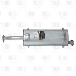 Глушитель для а/м ГАЗ 2217/2752 Соболь (дв. 42164, ISF 2.8S Евро4) осн.+хомуты (алюм.ст) (EMM 0312)