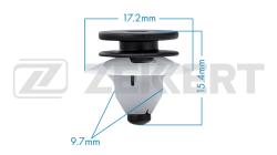 Клипса крепёжная Volvo (миним. кол-во заказа 10 шт) be-1615