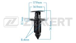 Клипса крепёжная Toyota (миним. кол-во заказа 10 шт) be-1563