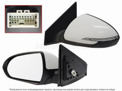 Зеркало Hyundai Elantra 15-19 (Слева/ Обогрев/ Повторитель поворота/ 6 контактов)