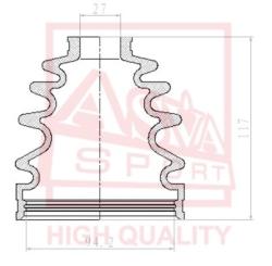 Шрус внутренний 30x47x30 TOYOTA LC100 1998-2007 tyiu-lc100
