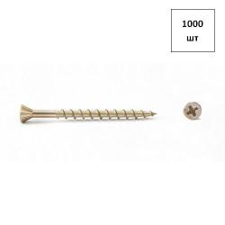 Саморез отделочный HOBAU 4.2х32 ж.ц. суперпотай PZ 1000шт FORTLUFT sts032375