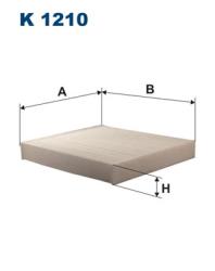 Фильтр салона TOYOTA RAV 4/COROLLA/YARIS/AURIS K 1210