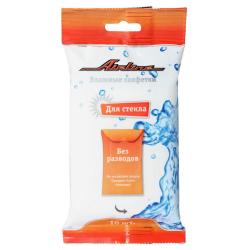 AIRLINE AN-M-02 Салфетки влажные для стеклянных поверхностей (10 шт.)