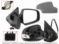 Зеркало Renault Logan 14-22 / Sandero 14-22 (Справа/ Обогрев/ Повторитель поворота/ 9 контактов/ дат