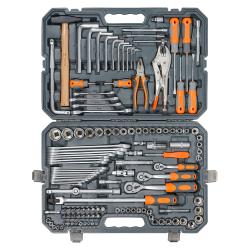 Набор инструментов универсальный 132пр. (головки 1/2", 1/4", 3/8") кейс (AT-132-09)