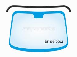 Молдинг лобового стекла (Сверху) Toyota Land Cruiser Prado (J120) 02-09 / Lexus GX 02-09