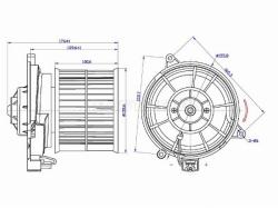 Мотор отопителя салона (Левый руль) Ford Fiesta 02-08 / Fusion 02-12