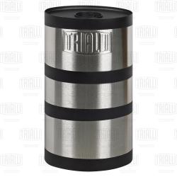 Глушитель универс. (овал 150x210) L=380 d=63 (1-вход 1-выход с камерой) (нерж. сталь) (EMM 23L38063)