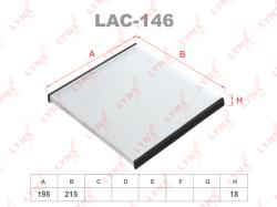Фильтр салона TOYOTA YARIS/RAV 4 01- LAC-146