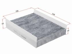 Фильтр салонный CHERY Tiggo 4 /Tiggo 5 2.0 2014-2019 /Tiggo 7 Pro/ 8 Pro5  1,5/2,0 20- угольный