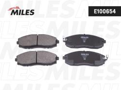 Колодки тормозные HYUNDAI H-1/STAREX 2.4-2.5D 97- передние SemiMetallic E100654