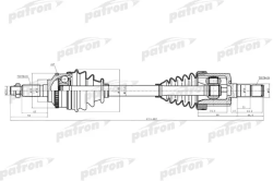 PDS2922 Полуось