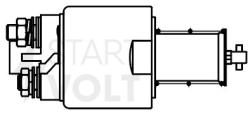 STARTVOLT VSR 0871 Реле втягивающее стартера для автомобилей Kia Picanto (11-) 1.0i/1.2i