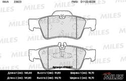 E110257 Колодки тормозные MERCEDES-BENZ W164 ML 05>/W251 R-CLASS 06> задние SemiMetallic