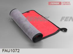 FAU1072 Салфетка из микрофибры двусторонняя 30*60см 600 г/м2 серый/красный