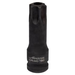 AIRLINE ATAS032 Головка ударная торцевая 1/2" DR внешний TORX T90 L=78 мм