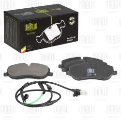 Колодки торм. для а/м Land Rover Discovery 3 (04-) диск. перед. (в компл. с датчиком) (PF 4249)