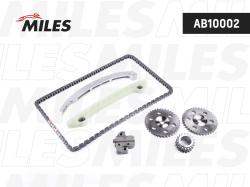 AB10002 Комплект цепи ГРМ FORD/VOLVO 1.8/2.0 04- co звездочками