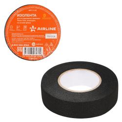 Изолента для жгутирования проводки 19 мм*10 м, антискрип, на осн. флиса (AAT-F-02)