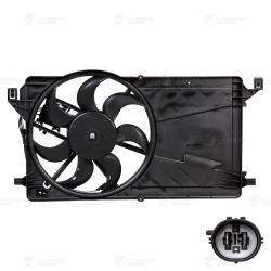 Э/вентилятор охл. для а/м Mazda 3 (BK) (03-) 2.0i (с кожухом и модул. упр.) (LFK 2520)