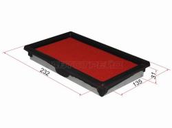 Фильтр воздушный NISSAN AD/WINGROAD Y12 05-/BLUEBIRD SYLPHY G11 05-/NOTE E11 05-/TIIDA C11 04-