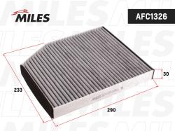 Фильтр салона FORD TRANSIT 14- угольный AFC1326