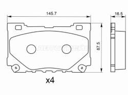 Колодки тормозные (Спереди) Zeekr 001 21-