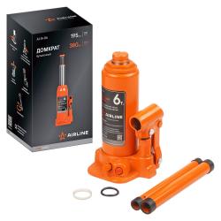 Домкрат бутылочный 6т 195-380мм PRO (AJ-B-06)