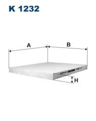 Фильтр салона HYUNDAI TUCSON/KIA SPORTAGE/RIO K 1232