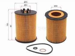 Фильтр масляный (картридж) BMW X5 E70 4.8i 06-10/6-SERIES E63/E64 04-11/7-SERIES E65/E66 01-08
