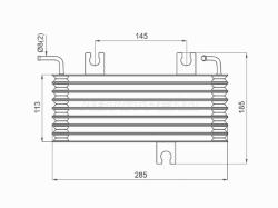 Радиатор охлаждения CVT NISSAN QASHQAI 06-13