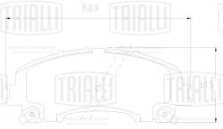 Колодки торм. для а/м Nissan X-Trail T32 (14-)/Renault Koleos (16-) диск. перед. (PF 2367)