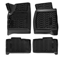 AIRLINE ACM-PS-11 Ковры для UAZ Patriot (с окт.14-), 4 шт., выс. борт, 3D с подпятником, ТЭП, черн.