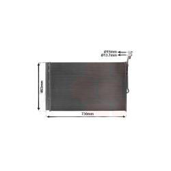 1040415 Радиатор кондиционера Porsche Cayenne (10-)