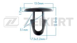 Клипса крепёжная General Motors Toyota (миним. кол-во заказа 10 шт) be-1818